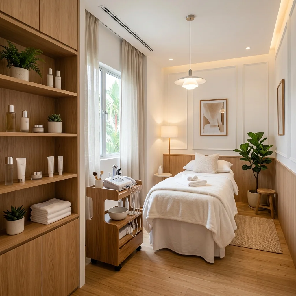 YL Beauty Aesthetics treatment room Tanjong Pagar Singapore