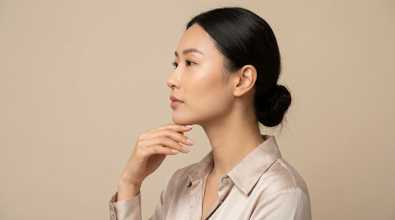 Double chin removal in Singapore: defined jawline and tightened under-chin profile after non-surgical treatment